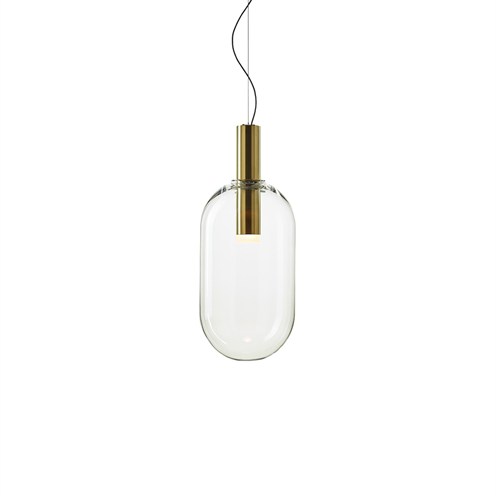 Bomma+Phenomena Pendant Capsule max. 20W E27 (komplektis PAR30 20W 1600lm 3000K CRI>90), hämardatav TRIAC, rippvalgusti, klaar, harjatud kuldne